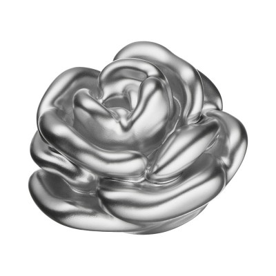 Ручка детская роза 5216 К1S цвет серебро ширина 60 мм