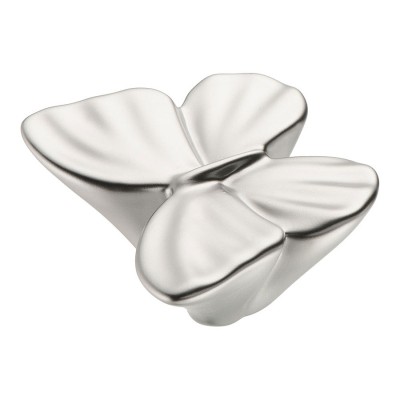 Ручка детская кнопка бабочка 5561 F1S цвет серебро ширина 43 мм 