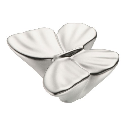 Ручка детская кнопка бабочка 5561 F1S цвет серебро ширина 43 мм 