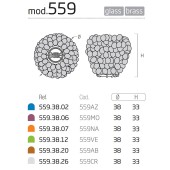 Ручка детская кнопка бусинки 559AZ цвет голубой диаметр 38 мм Ручка детская кнопка бусинки 559AZ цвет голубой диаметр 38 мм