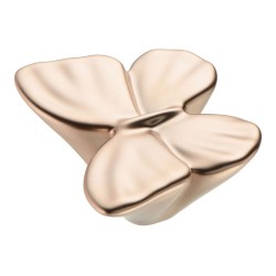 Ручка детская кнопка бабочка 5596 F1GP цвет розовое золото ширина 43 мм 