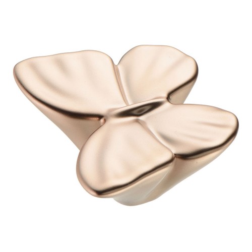 Ручка детская кнопка бабочка 5596 F1GP цвет розовое золото ширина 43 мм 