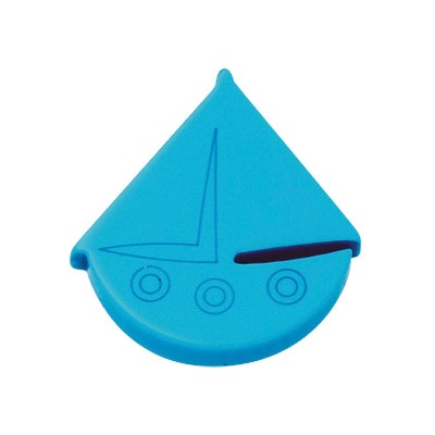 Ручка детская кнопка 604AZ кораблик цвет синий ширина 43 мм 