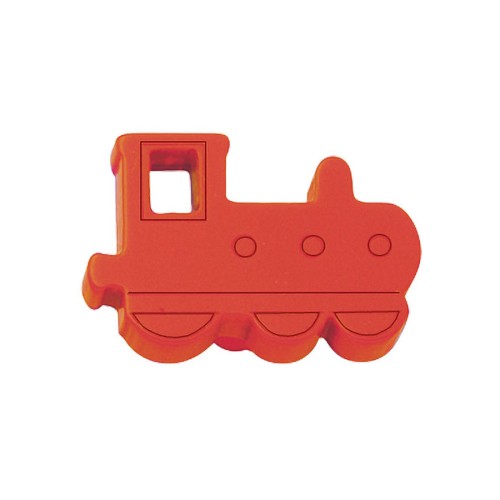 Ручка детская кнопка 605RJ паровозик цвет красный ширина 43 мм Ручка детская кнопка 605RJ паровозик цвет красный ширина 43 мм