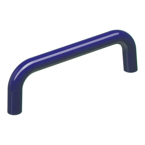 Ручка детская 627AZ скоба цвет синий глянцевый длина 105 мм, крепление 96 мм