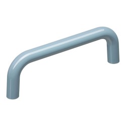 Ручка детская 627AZC скоба цвет светло-синий длина 105 мм, крепление 96 мм Ручка детская 627AZC скоба цвет светло-синий длина 105 мм, крепление 96 мм