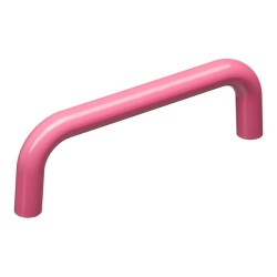Ручка детская 627MG скоба цвет малиновый глянцевый длина 105 мм, крепление 96 мм Ручка детская 627MG скоба цвет малиновый глянцевый длина 105 мм, крепление 96 мм