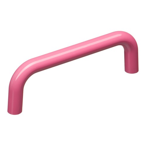 Ручка детская 627MG скоба цвет малиновый глянцевый длина 105 мм, крепление 96 мм Ручка детская 627MG скоба цвет малиновый глянцевый длина 105 мм, крепление 96 мм