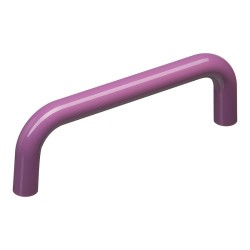 Ручка детская 627MO скоба цвет фиолетовый глянцевый длина 105 мм, крепление 96 мм Ручка детская 627MO скоба цвет фиолетовый глянцевый длина 105 мм, крепление 96 мм