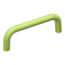 Ручка детская 627PI скоба цвет салатовый длина 105 мм, крепление 96 мм Ручка детская 627PI скоба цвет салатовый длина 105 мм, крепление 96 мм