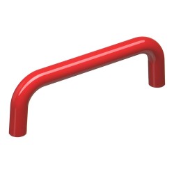 Ручка детская 627RJ скоба цвет красный глянцевый длина 105 мм, крепление 96 мм Ручка детская 627RJ скоба цвет красный глянцевый длина 105 мм, крепление 96 мм