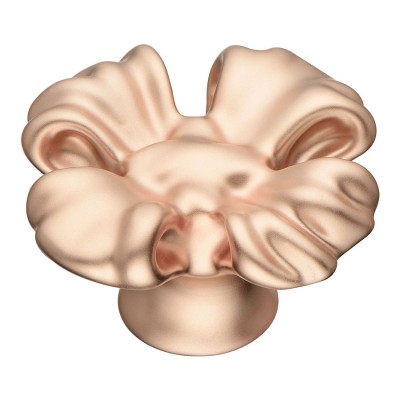 Ручка детская кнопка крестик 6504 Г1GP цвет розовое золото ширина 55 мм 