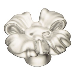 Ручка детская кнопка крестик 6505 Г1S цвет серебро ширина 55 мм 