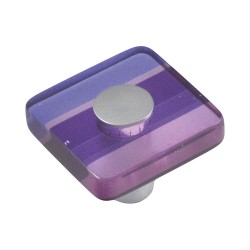 Ручка детская кнопка квадрат 695MO цвет фиолетовый ширина 34 мм 