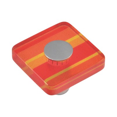 Ручка детская кнопка квадрат 695NA цвет оранжевый ширина 34 мм Ручка детская кнопка квадрат 695NA цвет оранжевый ширина 34 мм
