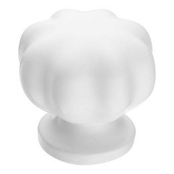 Ручка детская кнопка Дольче 8640 D3W цвет белый диаметр 40 мм 