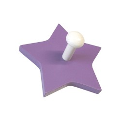 Вешалка крючок детский 909LI Звезда цвет сиреневый длина 120 мм Вешалка крючок детский 909LI Звезда цвет сиреневый длина 120 мм