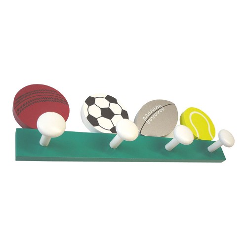 Вешалка детская 912VE Мячи четырехрожковая длина 415 мм Вешалка детская 912VE Мячи четырехрожковая длина 415 мм