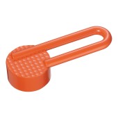 Ручка скоба AT 100.32.63 ATIPICA цвет оранжевый длина 127 мм, крепление 32 мм