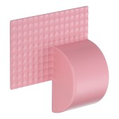 Ручка скоба AT 101.32.61 ATIPICA цвет розовый длина 75 мм, крепление 32 мм