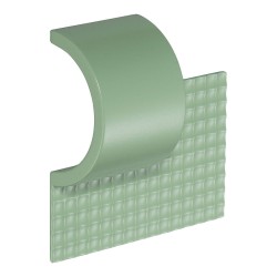 Ручка скоба AT 101.32.62 ATIPICA цвет зеленый длина 75 мм, крепление 32 мм