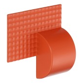 Ручка скоба AT 101.32.63 ATIPICA цвет оранжевый длина 75 мм, крепление 32 мм Ручка скоба AT 101.32.63 ATIPICA цвет оранжевый длина 75 мм, крепление 32 мм