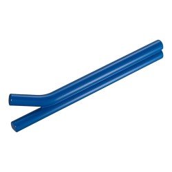 Ручка скоба AT 103.128.60 right ATIPICA цвет синий длина 180 мм, крепление 128 мм 