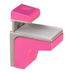 Полкодержатель GENIUS FUCSIA цвет малиновый длина 75 мм, комплект 2 штуки Полкодержатель GENIUS FUCSIA цвет малиновый длина 75 мм, комплект 2 штуки