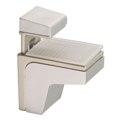 Полкодержатель GENIUS NIKEL SAT. цвет сатин-никель длина 75 мм, комплект 2 штуки Полкодержатель GENIUS NIKEL SAT. цвет сатин-никель длина 75 мм, комплект 2 штуки