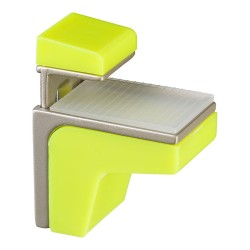 Полкодержатель GENIUS VERDE ACIDO цвет салатовый длина 75 мм, комплект 2 штуки Полкодержатель GENIUS VERDE ACIDO цвет салатовый длина 75 мм, комплект 2 штуки