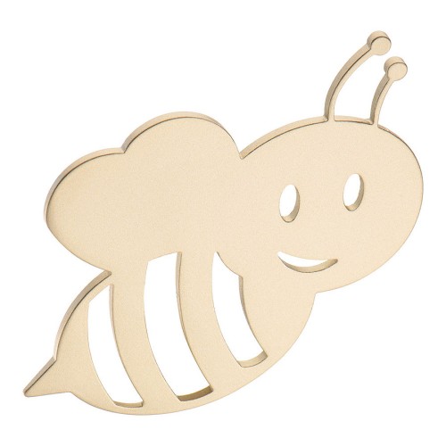 Ручка детская скоба пчела KKP-5008-0064-C25 цвет матовое золото длина 115 мм, крепление 32 мм