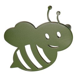 Ручка детская скоба пчела KKP-5008-B71-Soft цвет зеленый длина 115 мм, крепление 32 мм Ручка детская скоба пчела KKP-5008-B71-Soft цвет зеленый длина 115 мм, крепление 32 мм