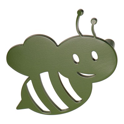 Ручка детская скоба пчела KKP-5008-B71-Soft цвет зеленый длина 115 мм, крепление 32 мм Ручка детская скоба пчела KKP-5008-B71-Soft цвет зеленый длина 115 мм, крепление 32 мм