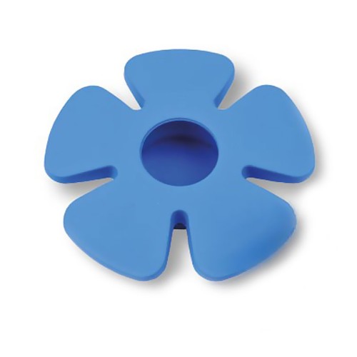 Ручка детская кнопка 435025ST05 цветок цвет синий диаметр 85 мм Ручка детская кнопка 435025ST05 цветок цвет синий диаметр 85 мм