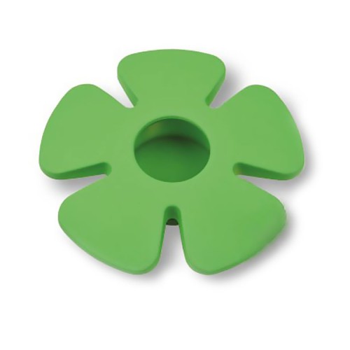 Ручка детская кнопка 435025ST06 цветок цвет зеленый диаметр 85 мм Ручка детская кнопка 435025ST06 цветок цвет зеленый диаметр 85 мм