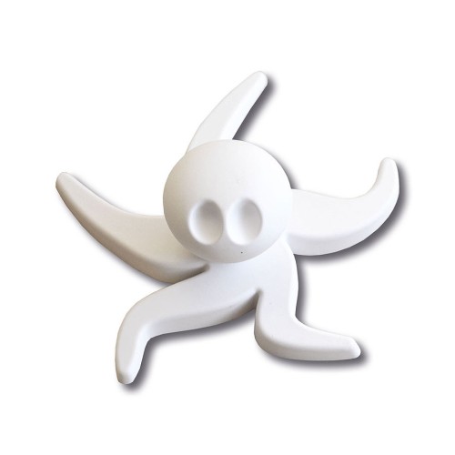 Ручка детская кнопка 443025ST01 осьминог цвет белый длина 95 мм Ручка детская кнопка 443025ST01 осьминог цвет белый длина 95 мм