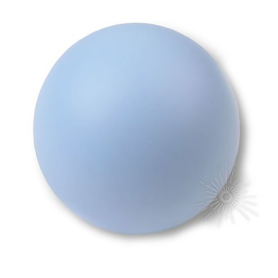 Ручка детская 445AZ1 шар цвет голубой матовый диаметр 50 мм деревянная 