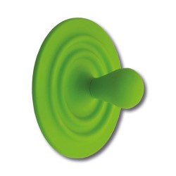 Ручка детская 446025ST06 кнопка круглая зеленая диаметр 70 мм