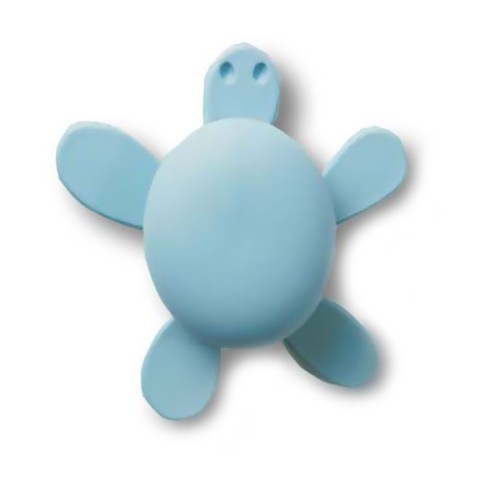 Ручка детская кнопка 456025ST03 черепаха цвет голубой длина 72 мм Ручка детская кнопка 456025ST03 черепаха цвет голубой длина 72 мм
