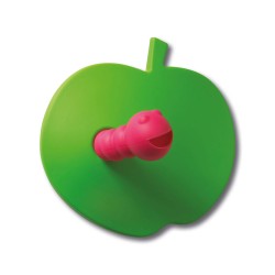 Ручка детская 461025ST06ST09 зеленое яблоко с червячком 82 мм 