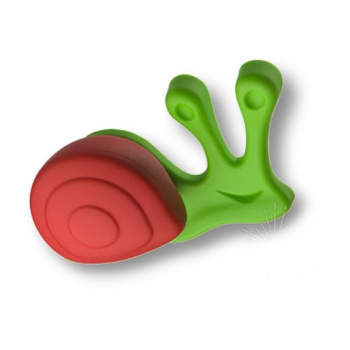 Ручка детская 483025ST06/ST09 улитка красный зеленый Ручка детская 483025ST06/ST09 улитка красный зеленый