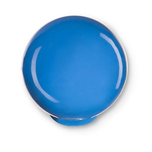 Ручка детская кнопка 626AZM1 шар цвет голубой глянцевый диаметр 29 мм Ручка детская кнопка 626AZM1 шар цвет голубой глянцевый диаметр 29 мм