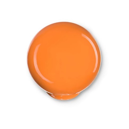 Ручка детская кнопка 626NA шар цвет оранжевый глянцевый диаметр 24 мм Ручка детская кнопка 626NA шар цвет оранжевый глянцевый диаметр 24 мм