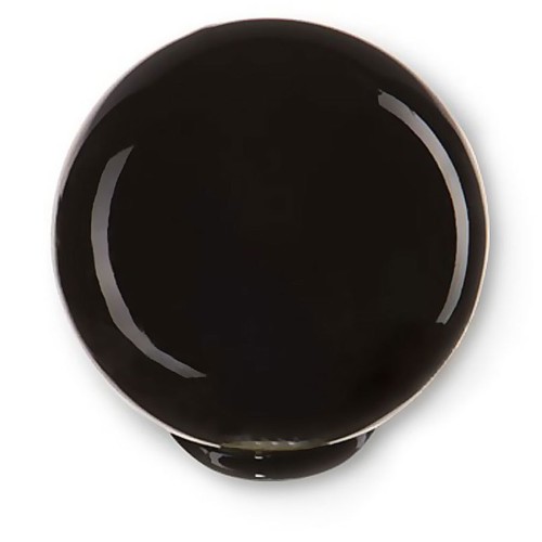 Ручка детская кнопка 626NE2 шар цвет черный глянцевый диаметр 34 мм Ручка детская кнопка 626NE2 шар цвет черный глянцевый диаметр 34 мм