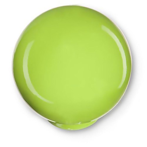 Ручка детская кнопка 626PI2 шар цвет фисташковый глянцевый диаметр 34 мм