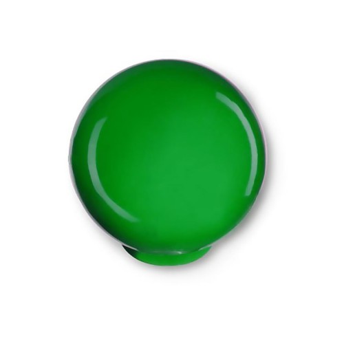 Ручка детская кнопка 626VE шар цвет зеленый глянцевый диаметр 24 мм Ручка детская кнопка 626VE шар цвет зеленый глянцевый диаметр 24 мм
