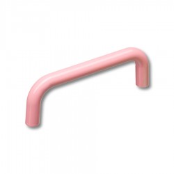 Ручка детская 627RS скоба цвет розовый глянцевый длина 105 мм 