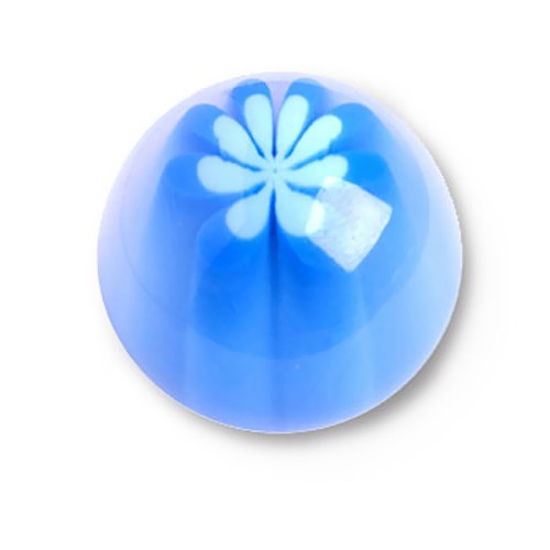 Ручка детская кнопка 656AZ шар цвет голубой диаметр 25 мм Ручка детская кнопка 656AZ шар цвет голубой диаметр 25 мм