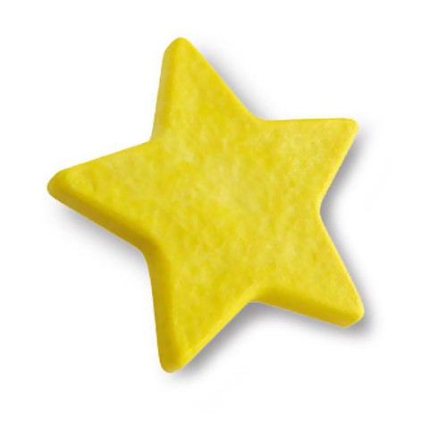 Ручка детская кнопка 689AM звезда цвет желтый ширина 70 мм Ручка детская кнопка 689AM звезда цвет желтый ширина 70 мм