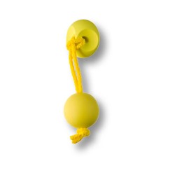 Ручка детская 7947AM кнопки на веревочке цвет желтый 70 мм 